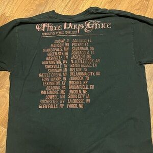 Three Days Grace Black Tour T-Shirt